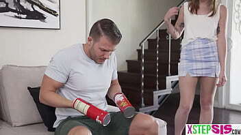 Stepsister teen Alex Kane knew stepbrother unstuck