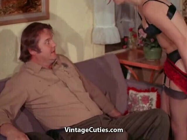 Beautiful Redhead Teen Seduced Sheriff (Vintage)