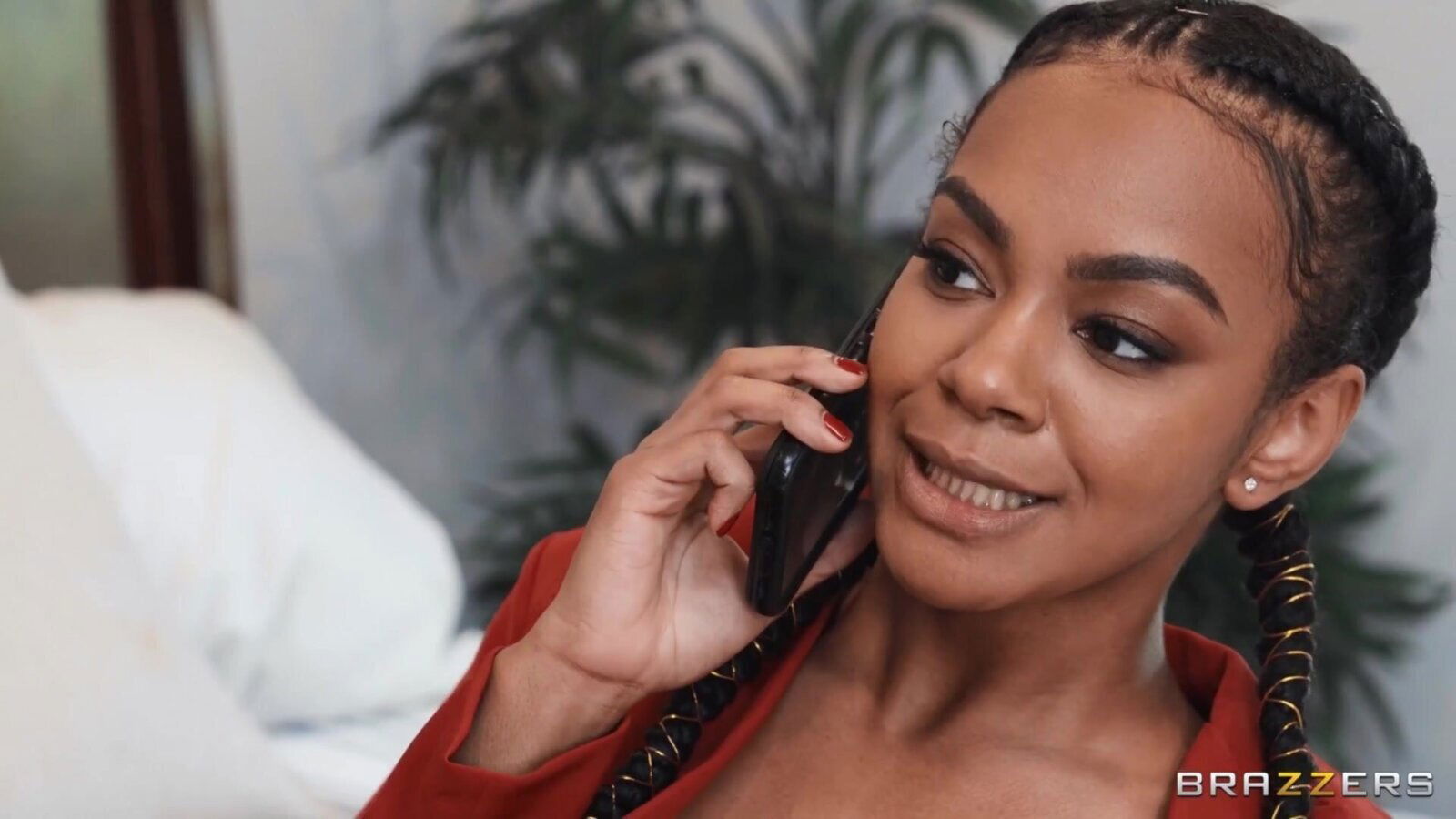 Sweet ebony nymph Asteria Diamond spicy story