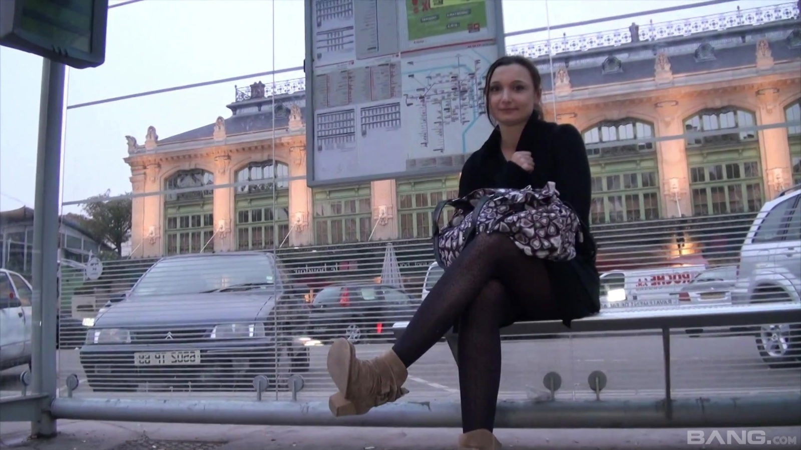 Melyne Leona enjoys while getting penetrated during threesome