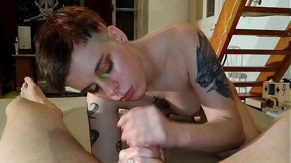 Skinny goth blowjob compilation