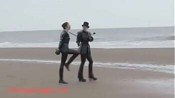 Ponygirl On The Beach