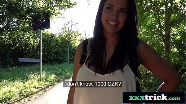 Huge Czech Beauty Picked With Helpful Cash (Chloe Lamour)