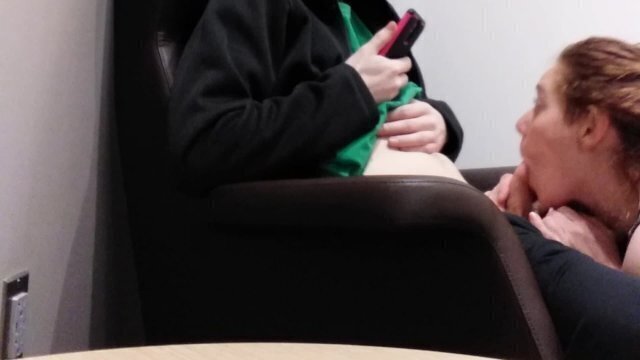 Lucky Shopper gets Mouthful Heather Kane Cums Everywhere