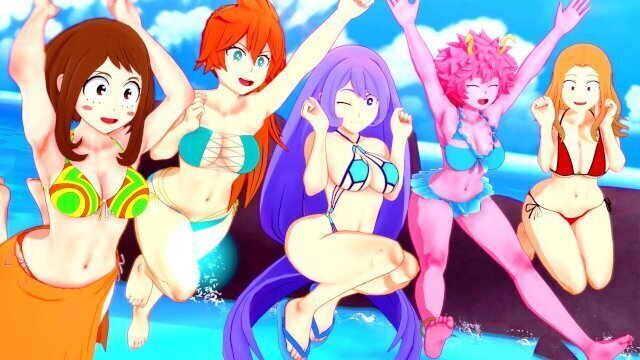 HERO ACADEMIA HENTAI COMPILATION (Ochako, Nejire, Itsuka, Mina Camie)