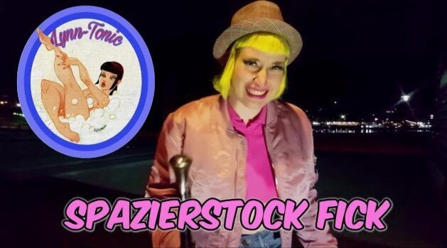 Lynn-Tonic Spazierstock Fick Öffentlich Innenstadt!