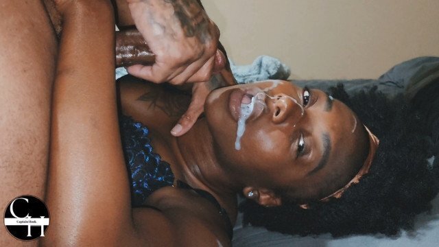 Cum Covered Slut Gets Facial and Fucked Again