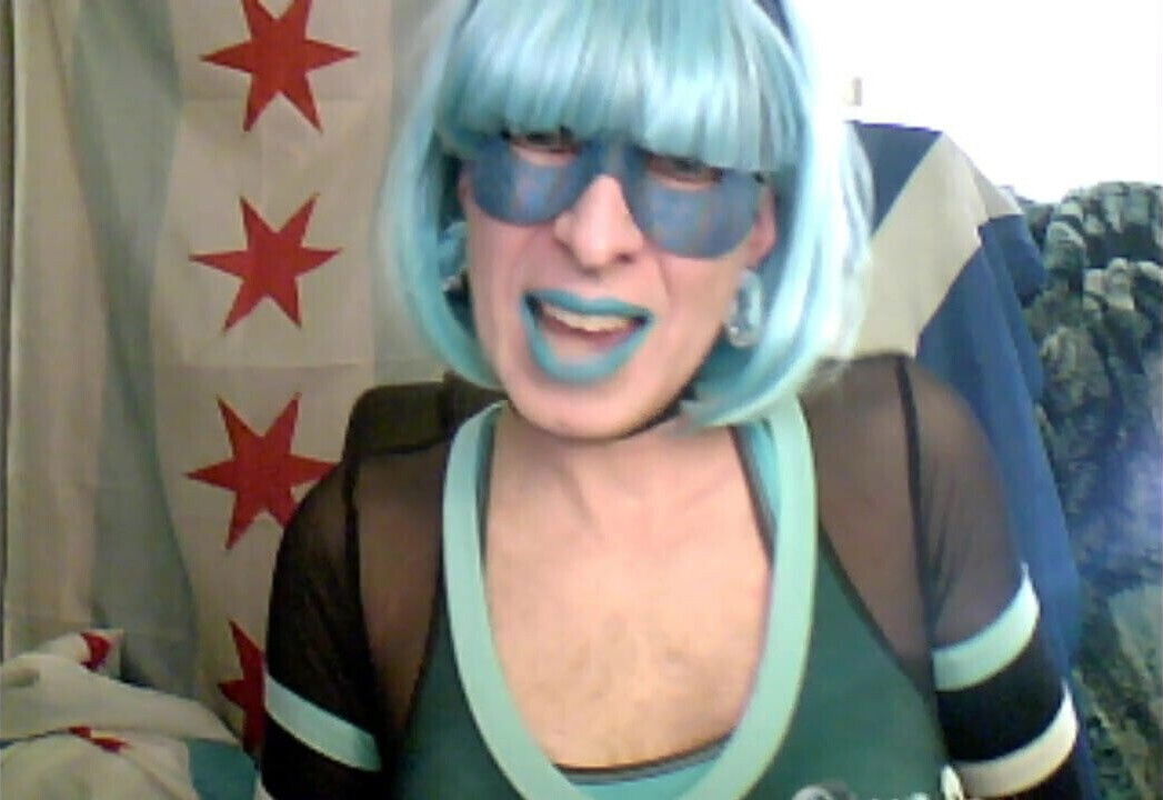 Cross Dresser Rides Dildo by VikkiCD16