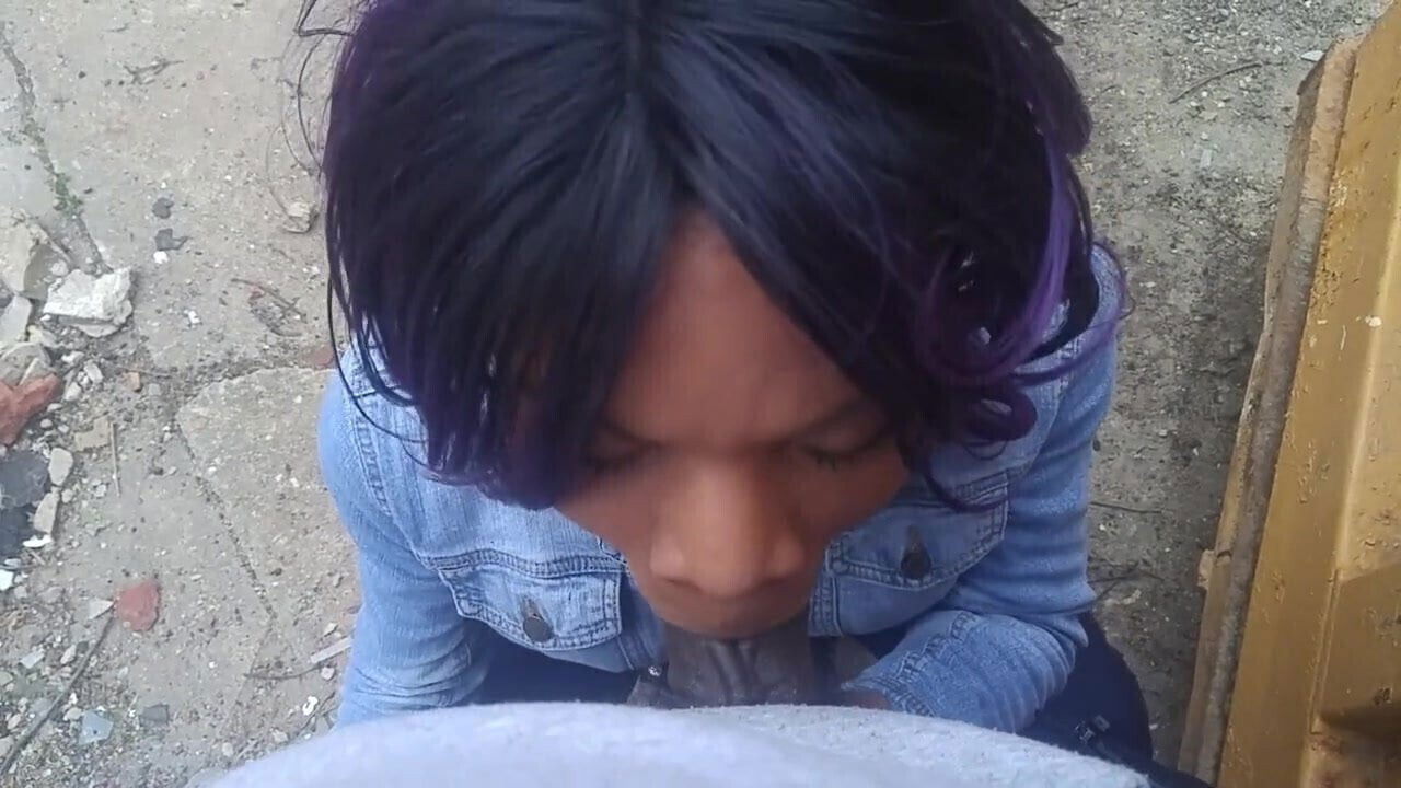 Tranny named red sucking my dick part 9