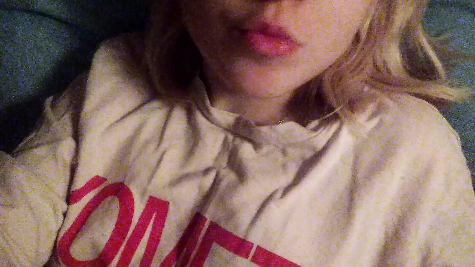 Evening charming homemade striptease gentle masturbation with orgasm. Close-up