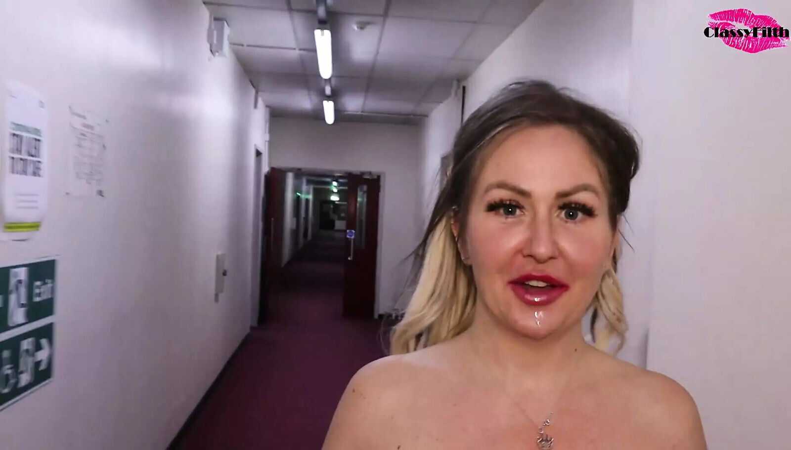 Classy Filth's walk shame microwave.