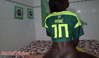 SetSexVideos Trailer. Copa Mundo brasileiro fode negra, Fernanda Chocolatte, camisa Senegal. Participa&ccedil_&atilde_o Mascarado