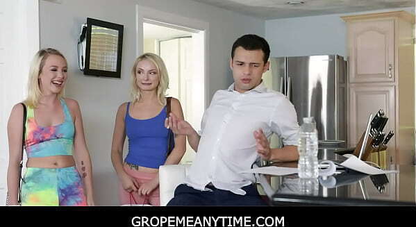 GropeMeAnytime Blonde Teen Step Sisters Agree FreeUse Step Brother Dixie Lynn Alice Pink Johnny