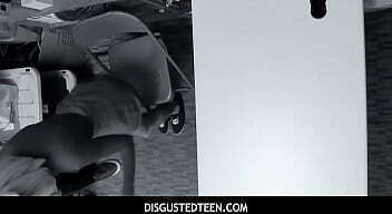 DisgustedTeen - Emma Hix In Loss On Prevention Officer Dick