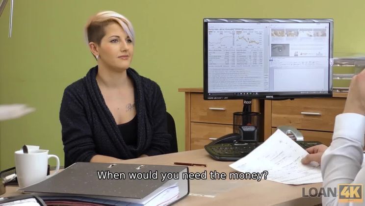 LOAN4K. MILF secretly exploited lender office