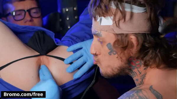 Nurse (Marco Bianchi) Gets Surprised Excited When Sinn) Bandaged Hard Dick Bromo