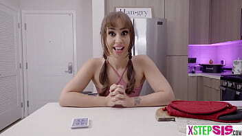 XStepSIS.com pigtails teen stepsister Tommy King lost game