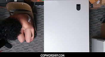 CopWorship - Sensual Maya Morena Punished Deepthroat Big Cock