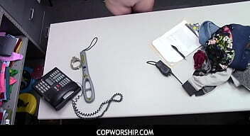 CopWorship - Security guard cannot resist the teens charms