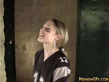 Kitty Karsen Outdoor nude rubbing pussy hard