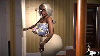 Churchlady gets fucked staircase house while bartender gets fingered strip club