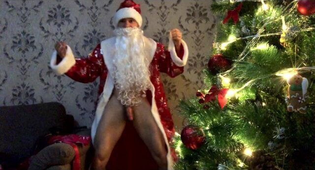 SANTA CLAUS made GIFT Year!!! Dirty talk! Christmas