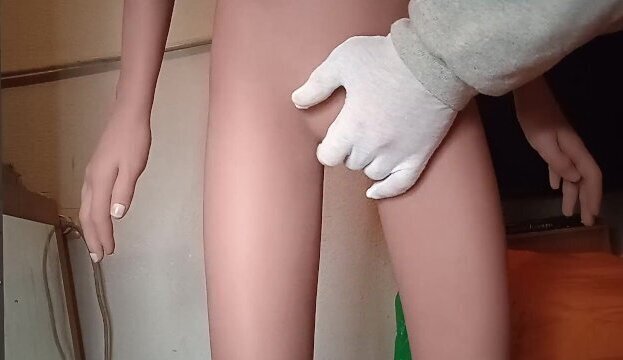 Caressing pussy watching what like