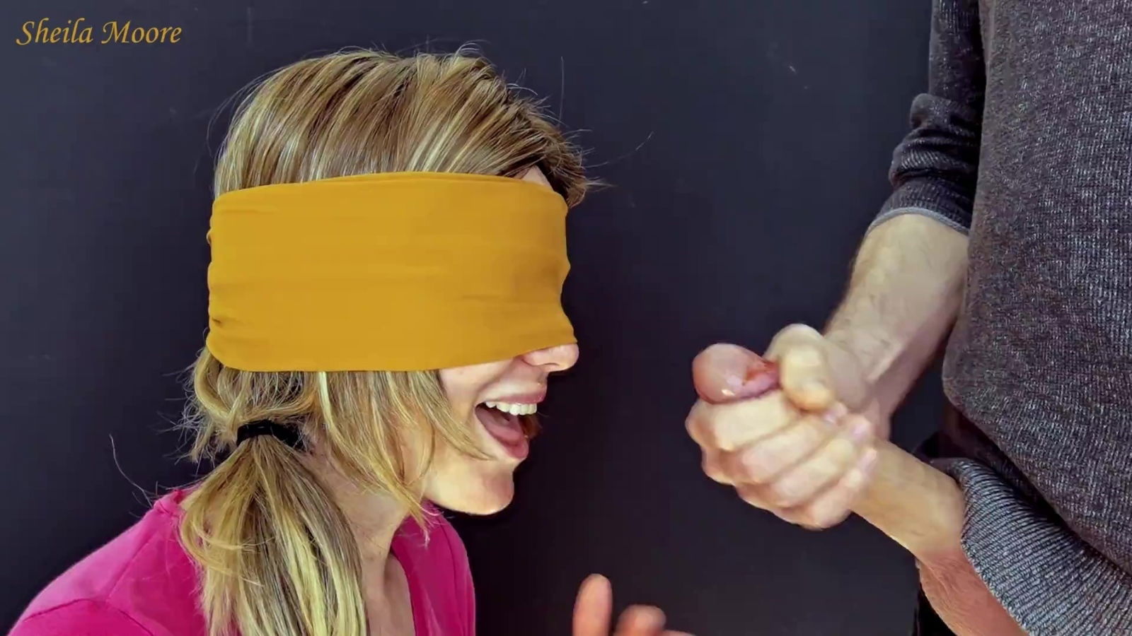 Stupid Russian slut doesn't know tricked into dick sucking