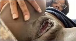 Ebony teen masturbates public restroom TheCookieSwirl