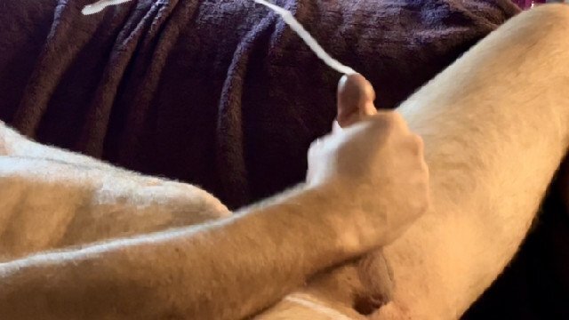 Masturbating GLANS TEASING makes HARD thrust MASSIVE CUMSHOT!