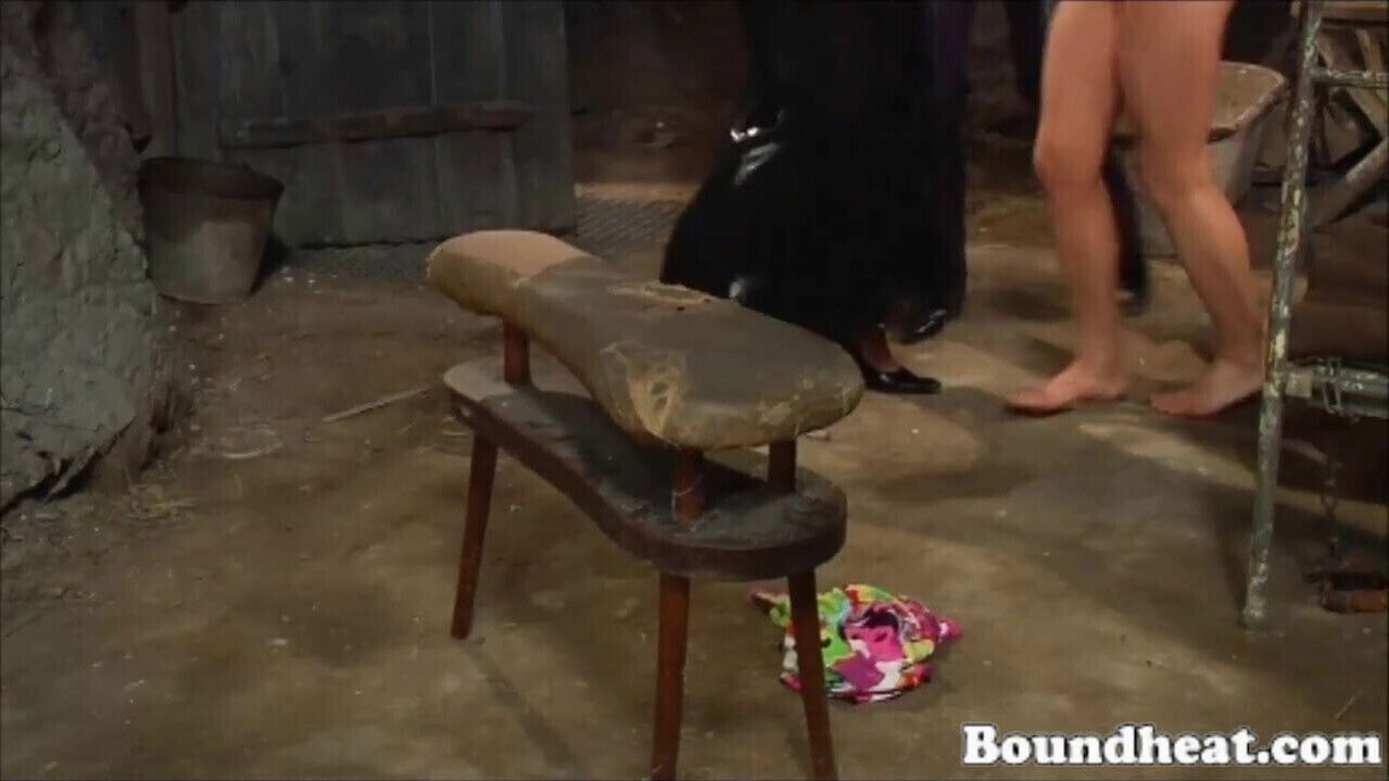 Beautiful drowsy slave awoken to beating and mistress traini