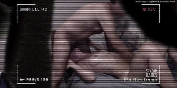 Real Hidden camera Again stepdad into room wakes with