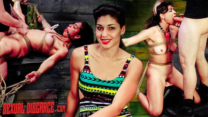 Valentina Endures her First Rope Bondage Slave Training Session - SexualDisgrace