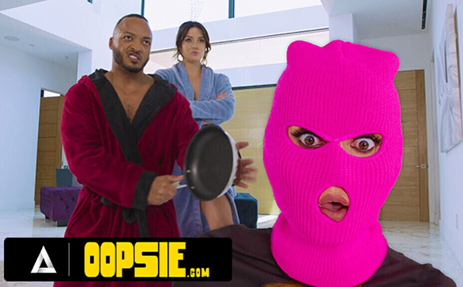 OOPSIE - Sneaky Trans Babe Korra Del Rio CAUGHT AND DISCIPLINED With ROUGH THREESOME PLUS FACIAL!