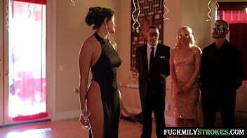 The most perverted new year fantasy of 2022, stepbrothers and stepsisters all fucking at the lust party.