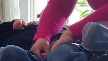 Nurse pleasures favorite patient Christmas