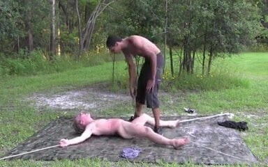 bound slave white boy own