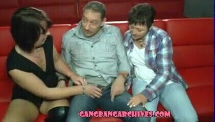 Gangbang Archive german MILF threesom and orgy