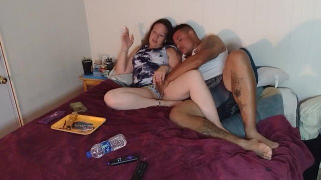 Rubbing Girls Clit Through Panties While Squirms