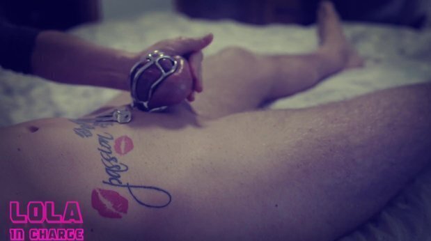 Chastity morning tease and denial my cucky ... will I let him cum? -)