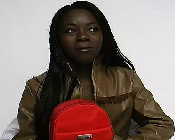 Slim German ebony stuffing dildo deep inside dark muff