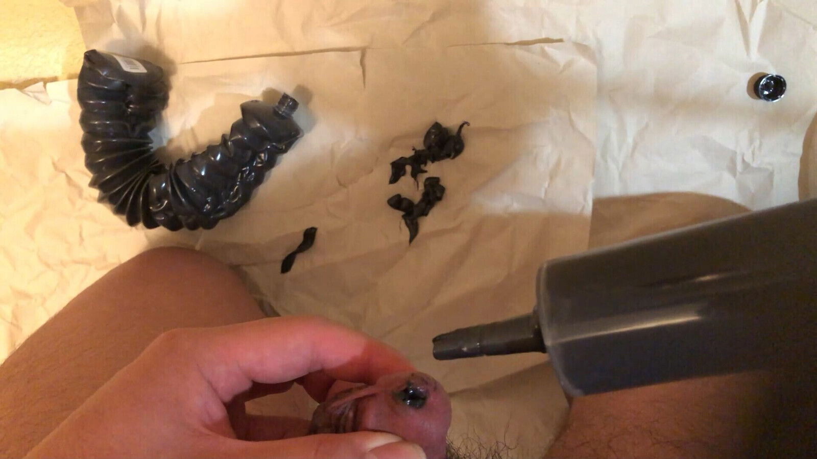 Fill bladder with grease