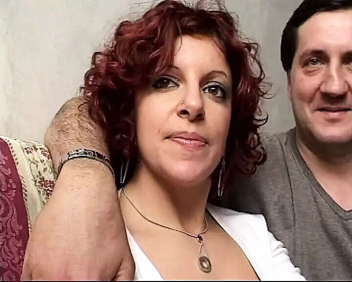 Busty Italian redhead girl shows skills having