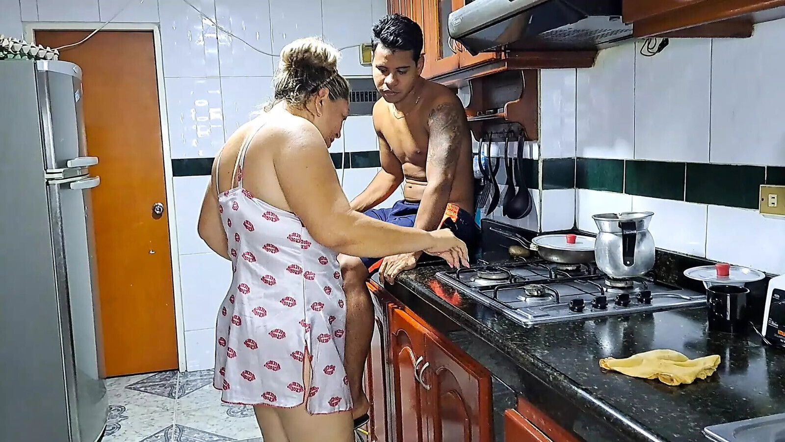 convincing horny stepmother very easy, loves