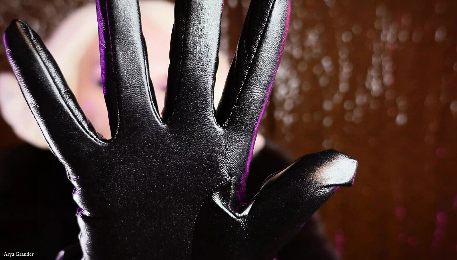 Compilation ASMR: fetish model MILF Grander GLOVES SOUNDING medical latex rubber gloves