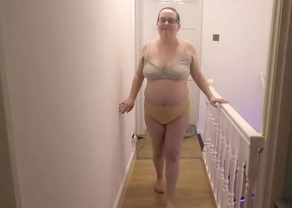 Wife strips naked showing boobs