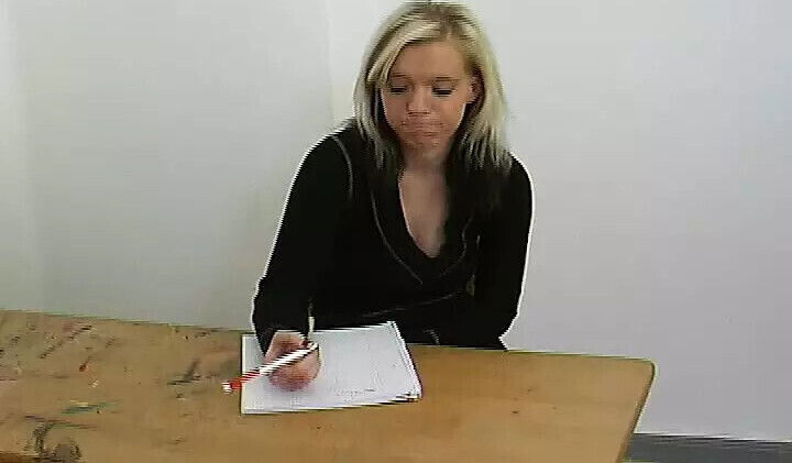 tattooed German lady getting load mouth