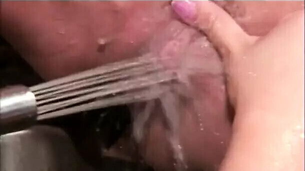 Lusty nympho black boots gets rough dildo fucking