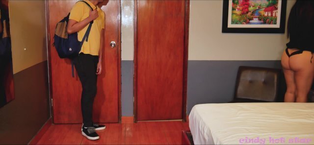 I can't find the money and I let the delivery man suck me and play with my tight pussy