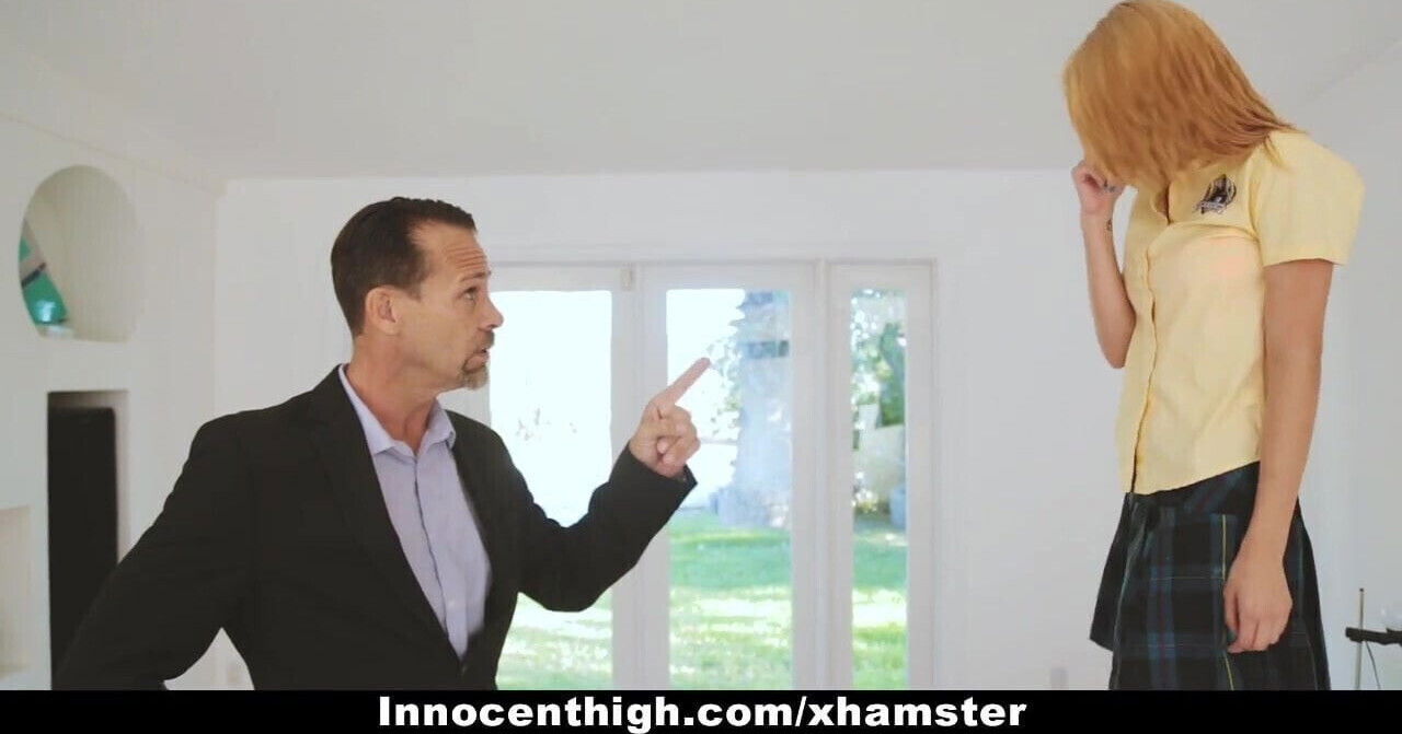 InnocentHigh - Busty Student Fucked By Principal